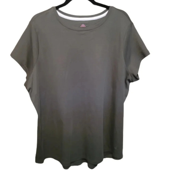Isacc Mizrahi Olive Pima Cotton T-shirt. NWOT - Picture 1 of 8